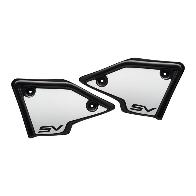 C-Racer, side number plates. Black gloss Seat C Racer