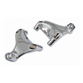 Passenger Foot Peg Mount Bracket Set. Chrome Passenger Mounts Mcs