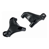 Passenger Foot Peg Mount Bracket Set. Black Passenger Mounts Mcs