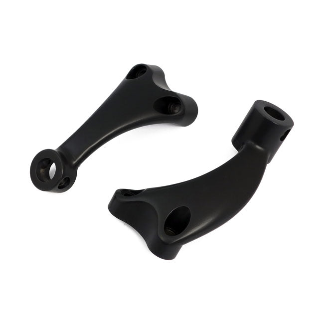 Xl Sportster Forward Control Foot Peg Support Set. Black Forward Controls Misc Mcs