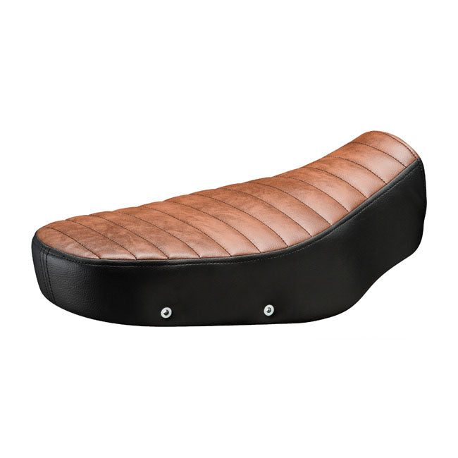C-Racer, Scrambler seat. Brown pleated Seat C Racer