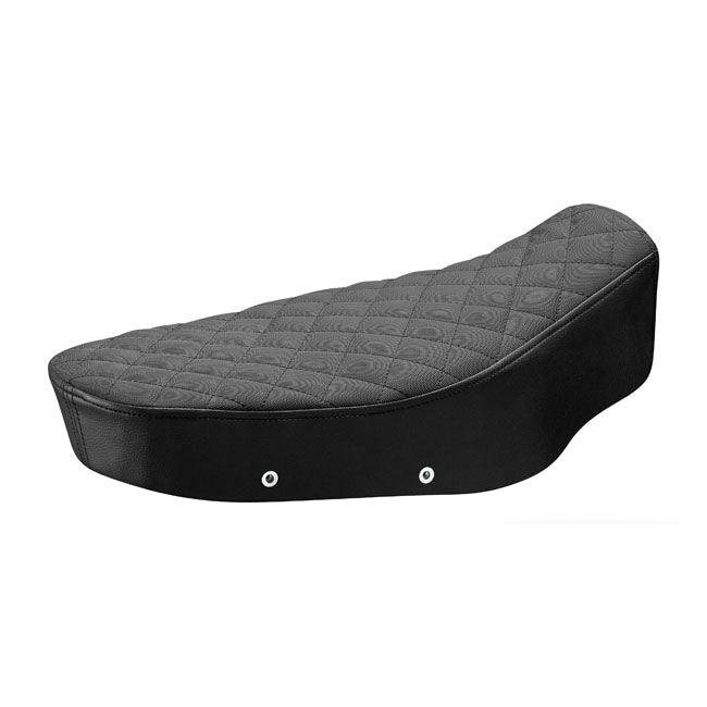 C-Racer, Scrambler seat. Black pleated Seat C Racer