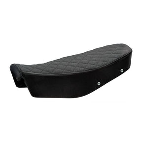 C-Racer, Scrambler seat. Black pleated Seat C Racer