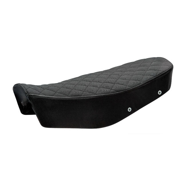 C-Racer, Scrambler seat. Black pleated Seat C Racer