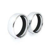 Recessed Trim Rings. 4.5" Spotlamp. Chrome Headlamp Trim Rings Mcs