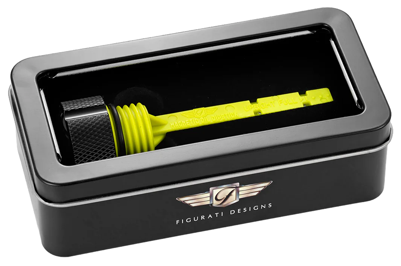 Dipstick S/S Knurled Black Ra/Rh21 Up Oil Dipstick Figurati Designs