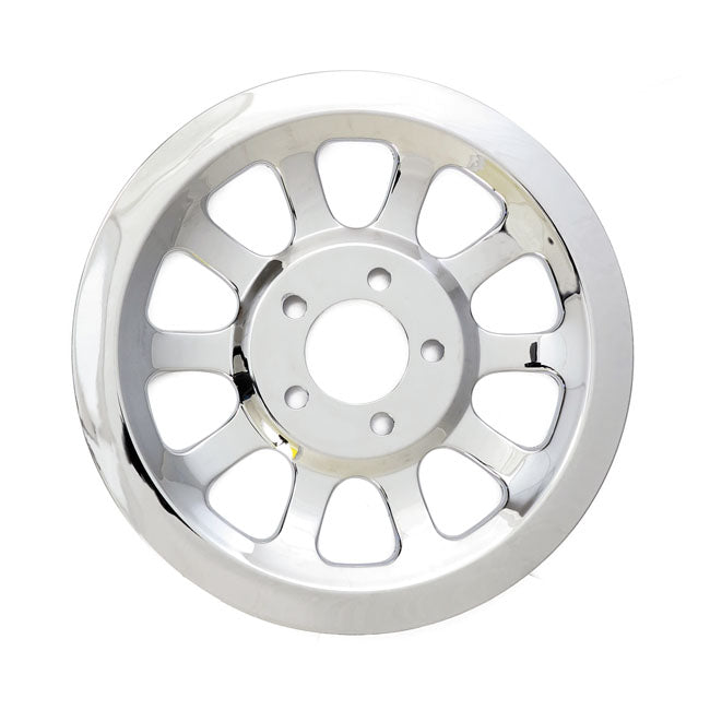 Pulley Cover, ''Holes'' 66t. Chrome Pulleys Covers Mcs