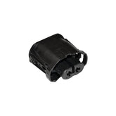 NAMZ, headlamp connector, low beam. 2-pin. Black Socket Housings Namz