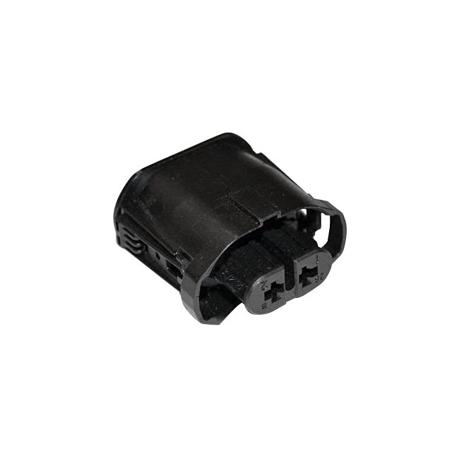 NAMZ, headlamp connector, low beam. 2-pin. Black Socket Housings Namz