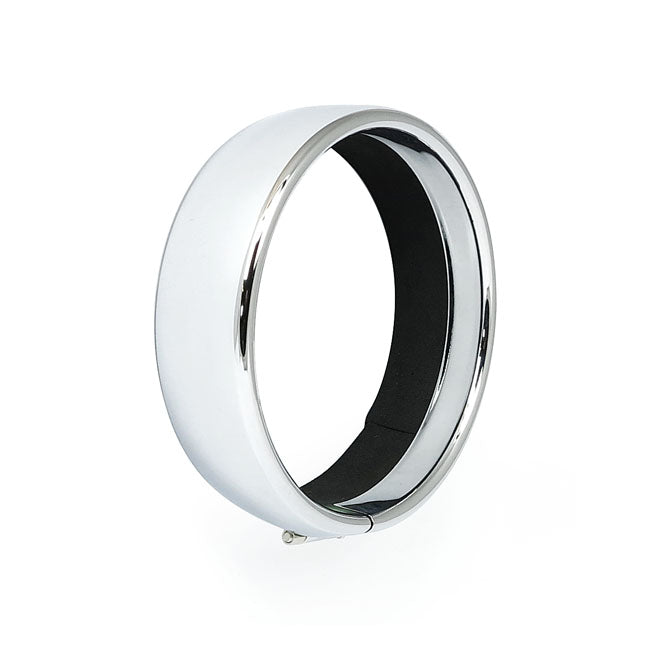 Recessed Trim Ring. 5 3/4" Headlamp. Chrome Headlamp Trim Rings Mcs