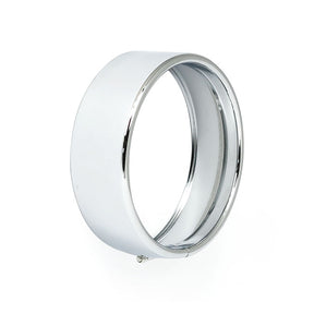 Recessed Trim Ring. 5 3/4" Headlamp. Chrome Headlamp Trim Rings Mcs