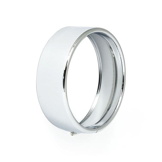 Recessed Trim Ring. 5 3/4" Headlamp. Chrome Headlamp Trim Rings Mcs