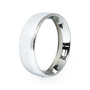 Recessed Trim Ring. 7" Headlamp. Chrome Headlamp Trim Rings Mcs