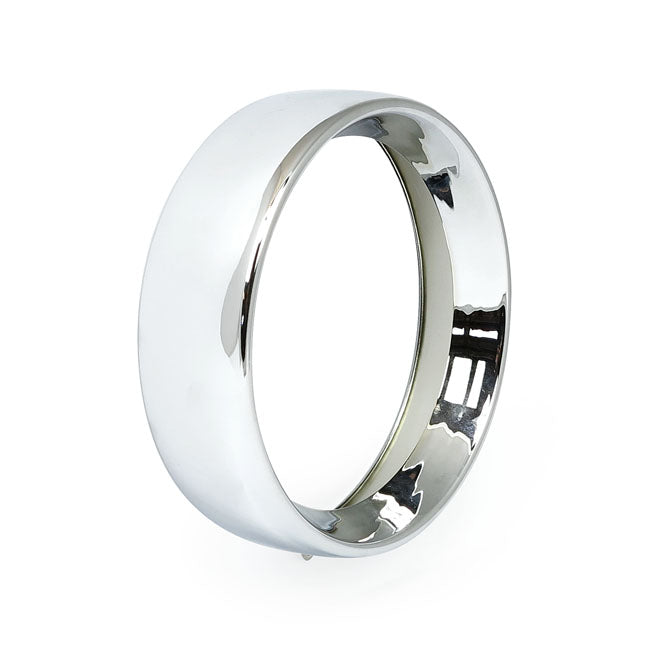 Recessed Trim Ring. 7" Headlamp. Chrome Headlamp Trim Rings Mcs