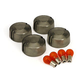 Turn Signal Domed Lens Kit, Smoke Turn Signals Lenses Mcs