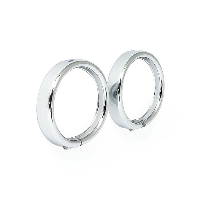 Recessed Trim Rings. Turn Signals. Chrome Turn Signals Trim Rings Mcs