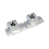 Head Bolt Bridge Cover Set. Smooth, Chrome Head Bolt Covers Mcs