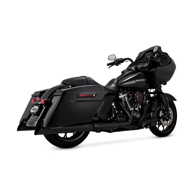 Vance & Hines Slip-On BlackSlash 450, Black - 24+ Touring Exhaust Slip-Ons And Mufflers Vance & Hines