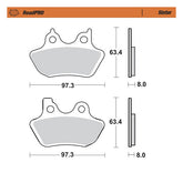 Moto Master Brake Pad Roadpro Sinter Brake Pads Moto Master