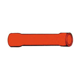 Connectors, Butt Splice PVC, crimp. Red Electrical Connectors Standard