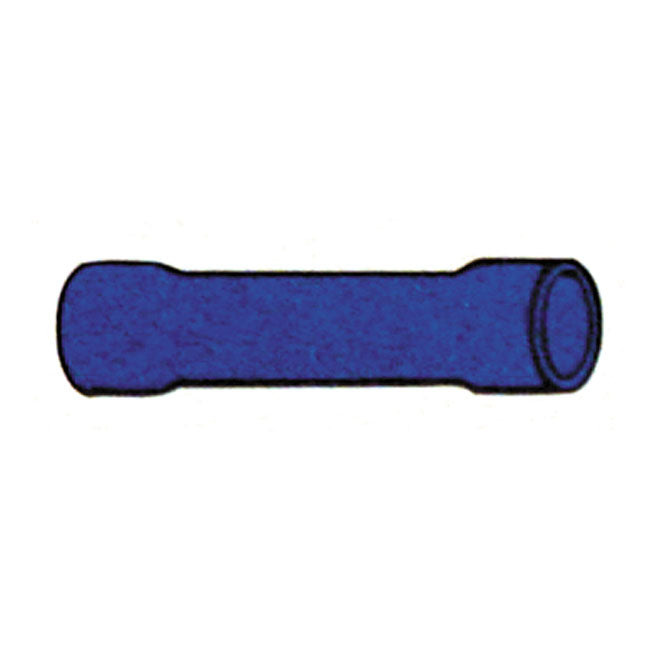 Connectors, butt splice PVC, crimp. Blue Electrical Connectors Standard