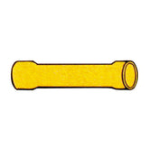 Connectors, butt splice PVC, crimp. Yellow Electrical Connectors Standard