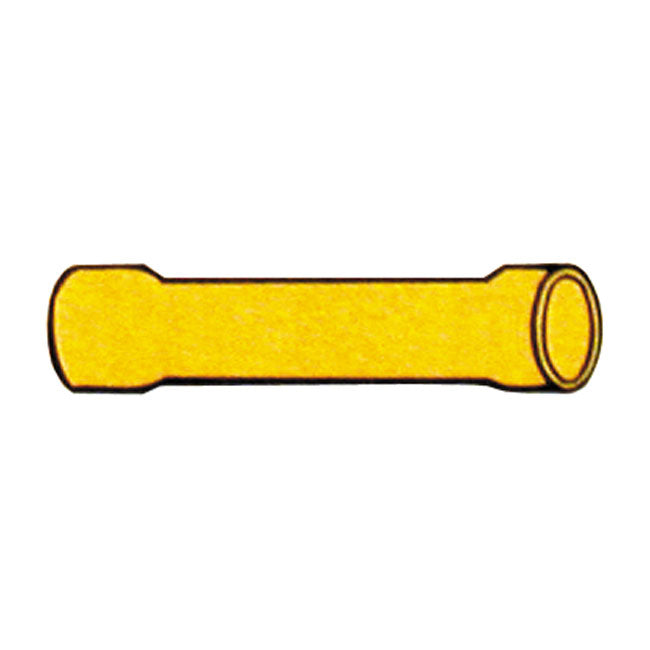 Connectors, butt splice PVC, crimp. Yellow Electrical Connectors Standard