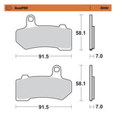 Moto Master Brake Pad Roadpro Sinter Brake Pads Moto Master