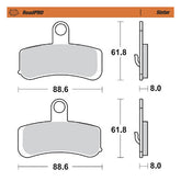 Moto Master Brake Pad Roadpro Sinter Brake Pads Moto Master