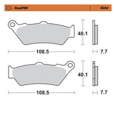 Moto Master Brake Pad Sinter Front Brake Pads Moto Master