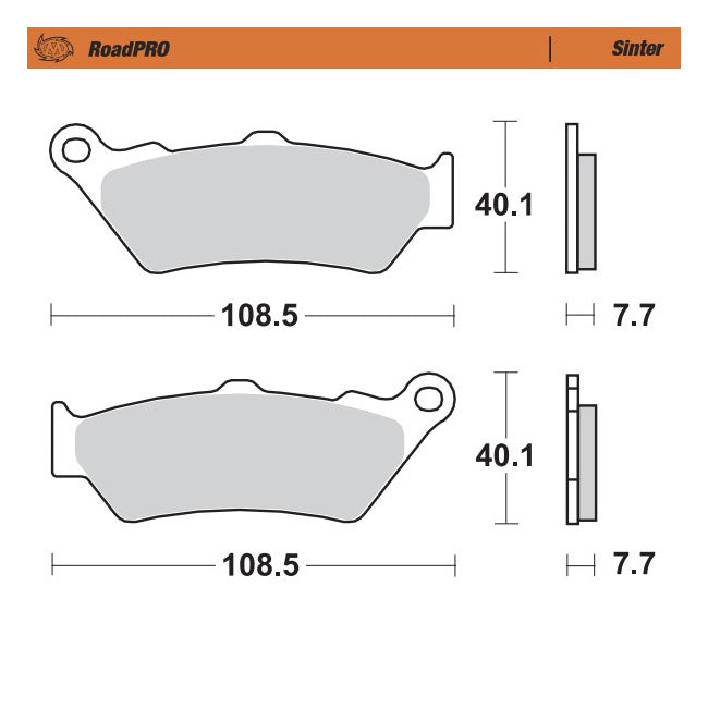 Moto Master Brake Pad Sinter Front Brake Pads Moto Master