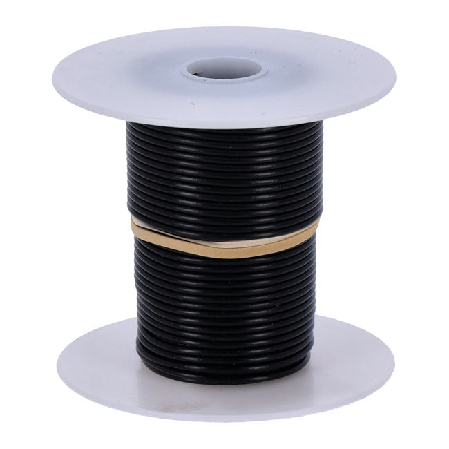 Wire on spool, 18 gauge. 100 ft. Black Wiring Standard