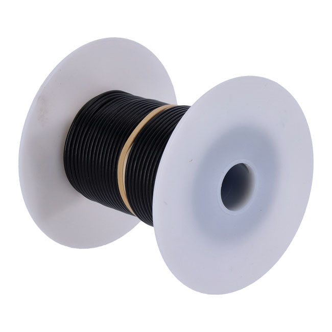 Wire on spool, 18 gauge. 100 ft. Black Wiring Standard