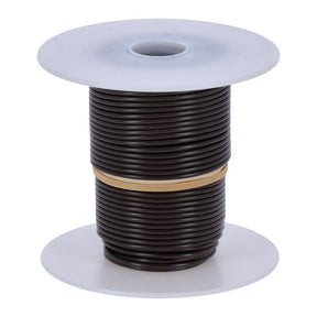 Wire on spool, 18 gauge. 100 ft. Brown Wiring Standard