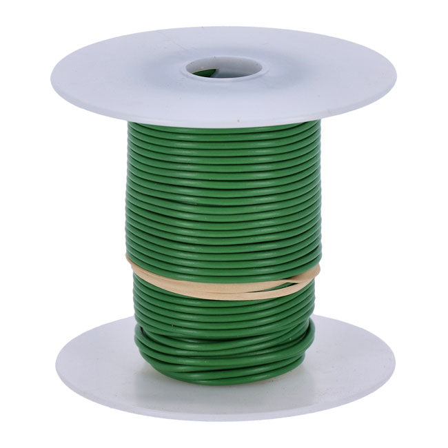Wire on spool, 18 gauge. 100 ft. Green Wiring Standard
