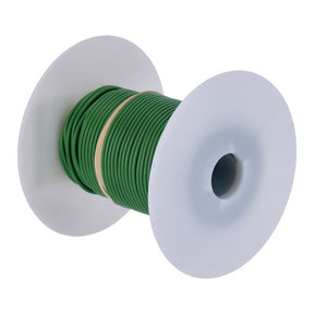 Wire on spool, 18 gauge. 100 ft. Green Wiring Standard