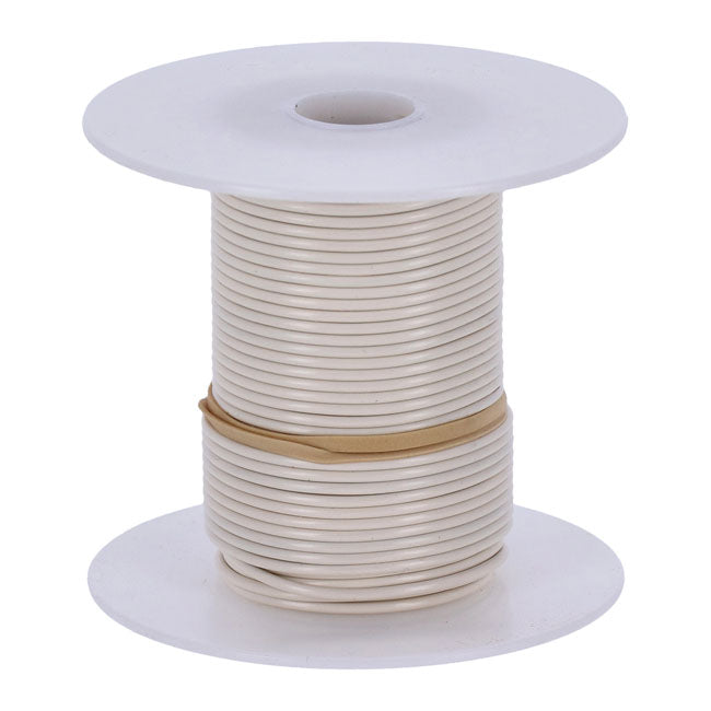 Wire on spool, 18 gauge. 100 ft. White Wiring Standard