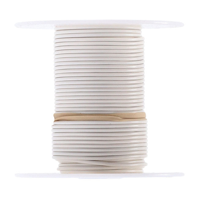 Wire on spool, 18 gauge. 100 ft. White Wiring Standard