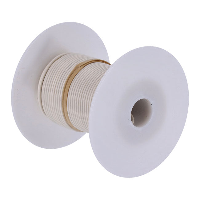 Wire on spool, 18 gauge. 100 ft. White Wiring Standard