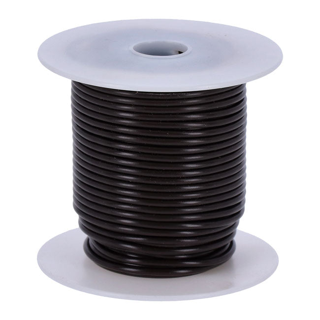 Wire on spool, 14 gauge. 100 ft. Brown Wiring Standard