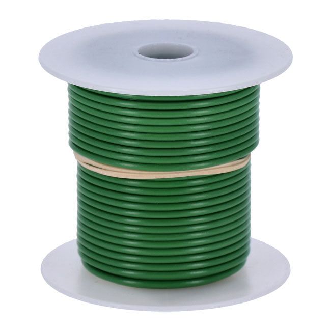 Wire on spool, 14 gauge. 100 ft. Green Wiring Standard