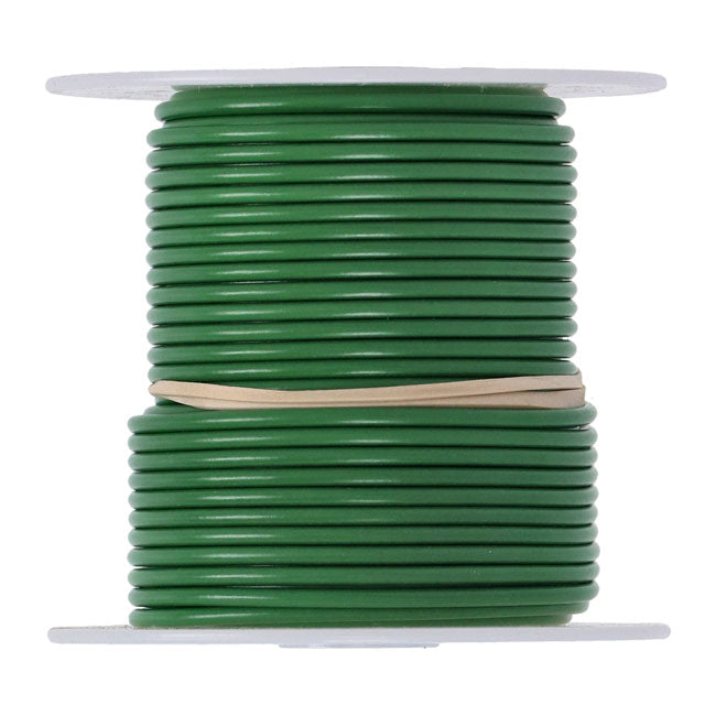 Wire on spool, 14 gauge. 100 ft. Green Wiring Standard