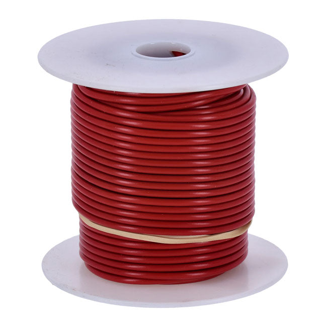 Wire on spool, 14 gauge. 100 ft. Red Wiring Standard