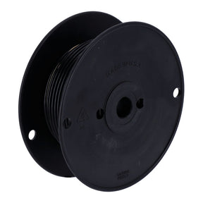 Wire on spool, 10 gauge. 100 ft. Black Wiring Standard