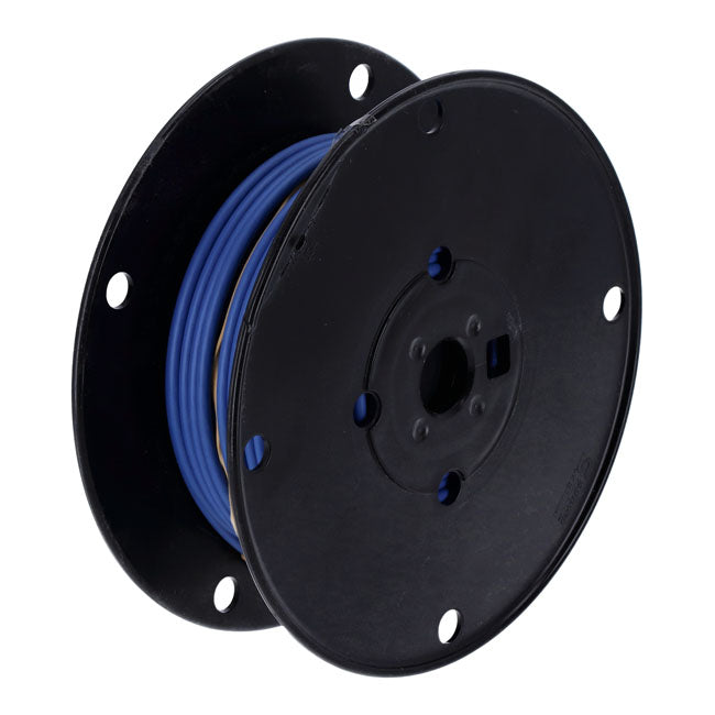 Wire on spool, 10 gauge. 100 ft. Blue Wiring Standard