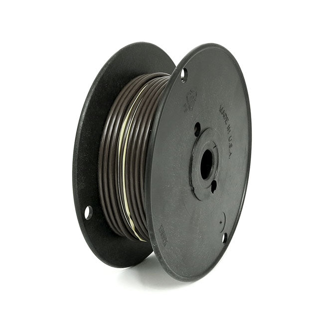 Wire on spool, 10 gauge. 100 ft. Brown Wiring Standard