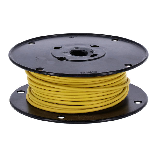 Wire on spool, 10 gauge. 100 ft. Yellow Wiring Standard