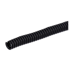 PVC split wiring loom. 50ft, 1/4" I.D. (6.35mm). Black Wiring Standard