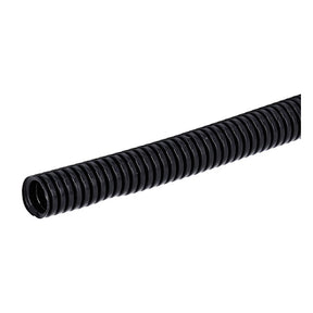 PVC split wiring loom. 50ft, 7/16" I.D. (11.1mm). Black Wiring Standard