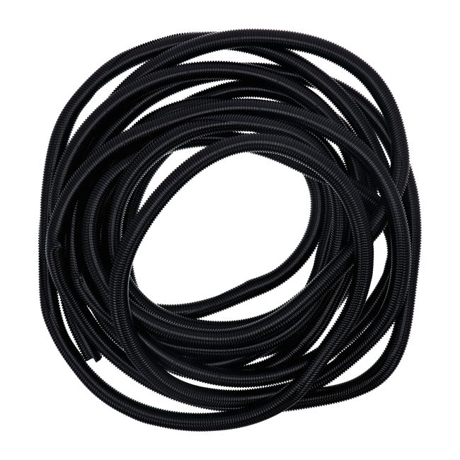 PVC split wiring loom. 50ft, 3/4" I.D. (19mm). Black Wiring Standard